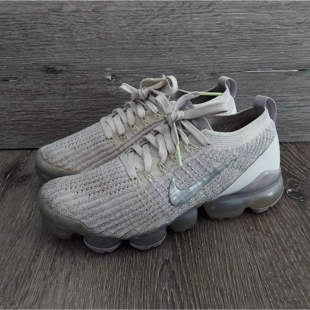 Nike Air VaporMax Flyknit 3 AJ6910-102 White Lilac Green 7.5